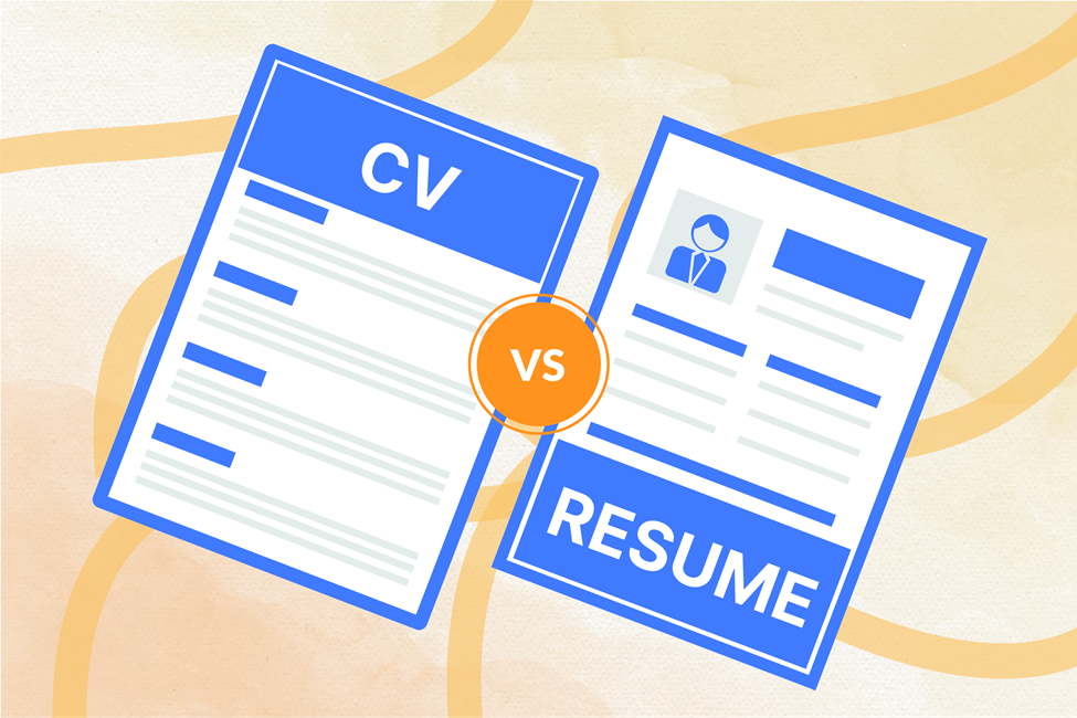 Comparison of CV and resume documents highlighting key differences, helping job seekers understand which format is best for their career goals in 2025.