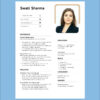 Product designer resume for freshers and interns with project samples, UX skills, and internship experience in SaaS and mobile app design.