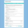 Senior-level resume format for financial managers showcasing experience, skills, projects, and certifications.