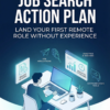 Free remote job search guide ebook cover showing 5-day action plan for landing remote jobs without experience