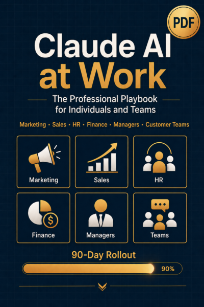 Claude AI At Work – Free Professional Playbook PDF